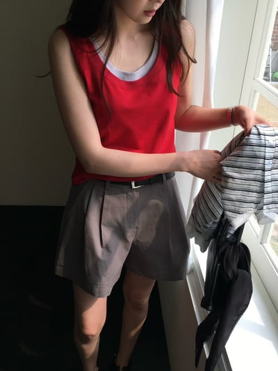 W9成團！《背心富翁》質感在線遮肉顯瘦背心17