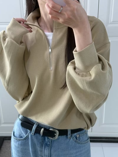 W5成團！《like jennie》半拉鍊jumper套裝(短褲長褲都有)7