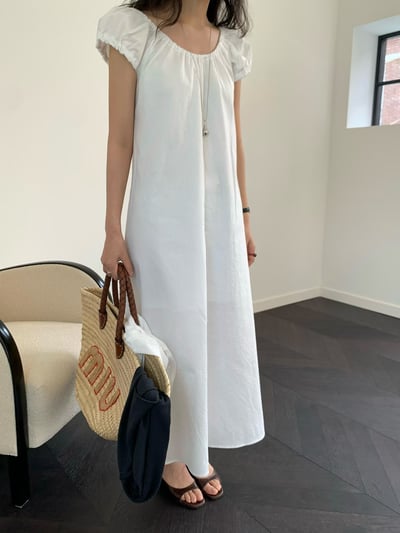 W7成團！《平價韓貨》仙女素色公主澎袖OPS1