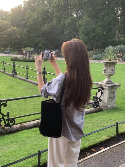 斷貨《ounce襯衫真的推》韓妞中性格紋襯衫13