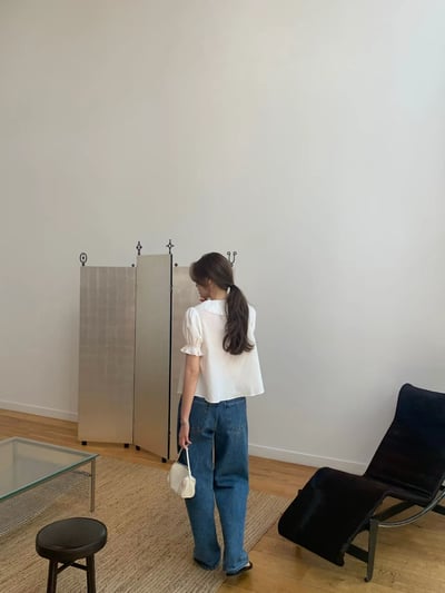 W6成團！《ounce》本周最推lace荷葉邊花苞袖襯衫13