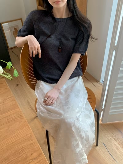 W7成團！《可愛甜美》10色馬卡龍短袖針織13