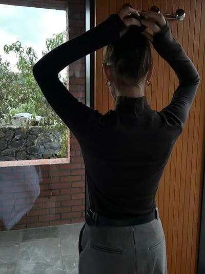 奶白最後一件！《可甜可鹽》liverpool天絲羊毛半高領打底衣7