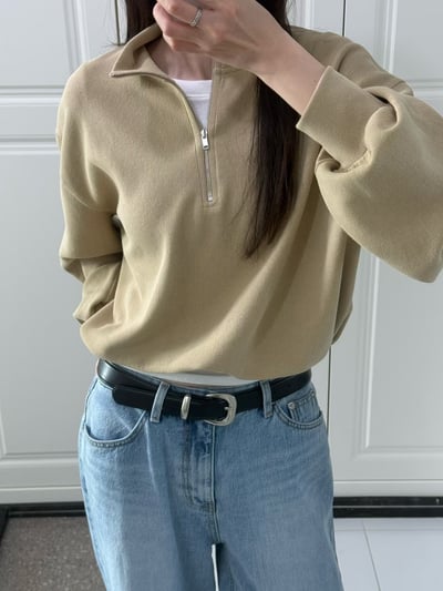 W5成團！《like jennie》半拉鍊jumper套裝(短褲長褲都有)8