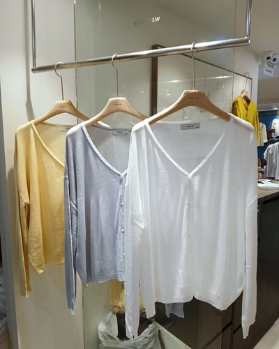 早鳥價開團中！《夏日罩衫》寬鬆大件落肩薄罩衫20