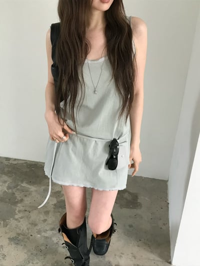 早鳥價開團中！《26春夏爆紅設計師》蕾絲疊穿感背心ops14