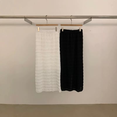 last 1早鳥價！《早春單品》蛋糕鬆緊直筒長裙(無實穿)1