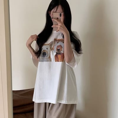 W7成團！《夏日T shirt》吐司面膜狗狗tee14