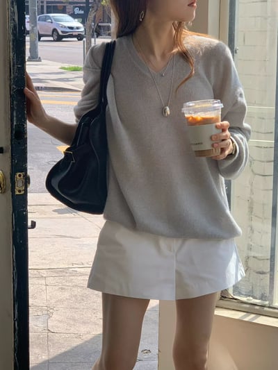 W7成團！《ounce》黑白寬短褲6