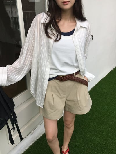 早鳥價開團中！《v家》顯瘦皺褶寬褲管短褲24