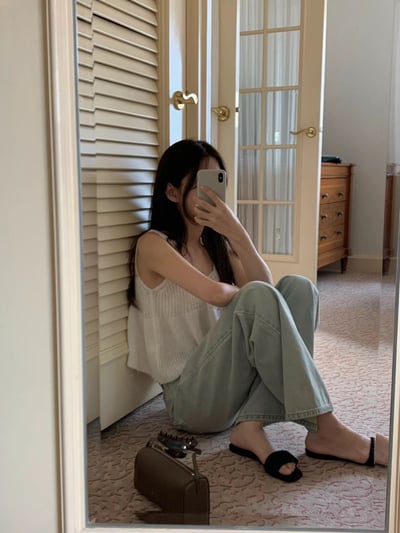 W7成團！《ounce》洗舊淺藍牛褲15