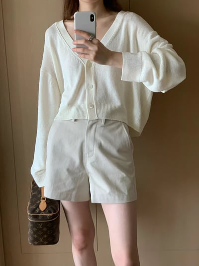 W7成團！《ounce》大口袋棉短褲9