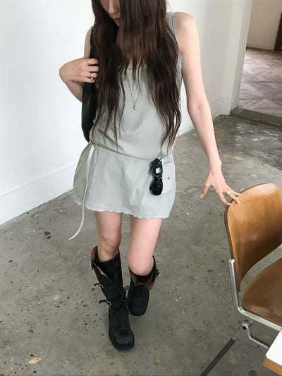 早鳥價開團中！《26春夏爆紅設計師》蕾絲疊穿感背心ops12