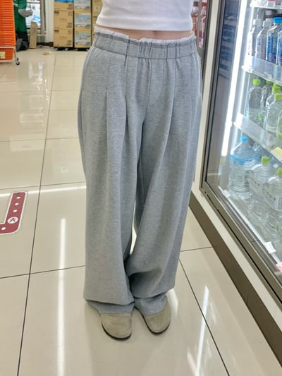 早鳥價開團中！《蔬菜家》雙層皺摺棉褲3