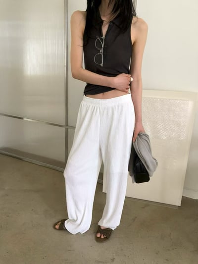 W5成團！《L&K》夏日首推顯瘦皺皺褲3