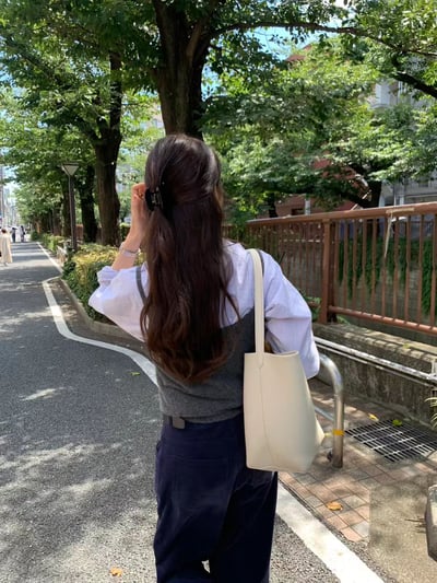 《ounce》落肩條紋襯衫18