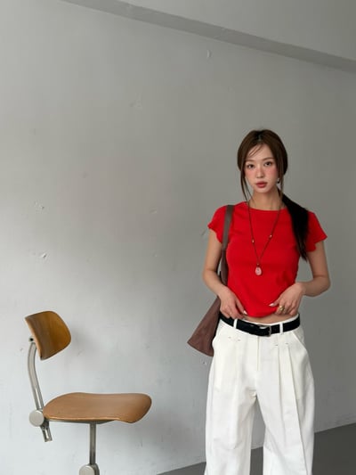 早鳥價開團中！《春夏T shirt》圓弧下擺短版T8