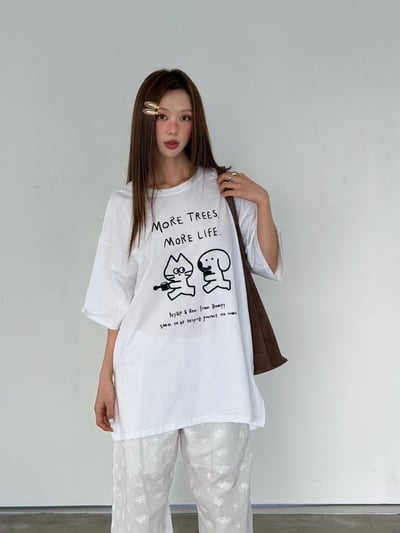 last 1早鳥價！《貓貓狗狗》貓狗和平種樹救地球T5