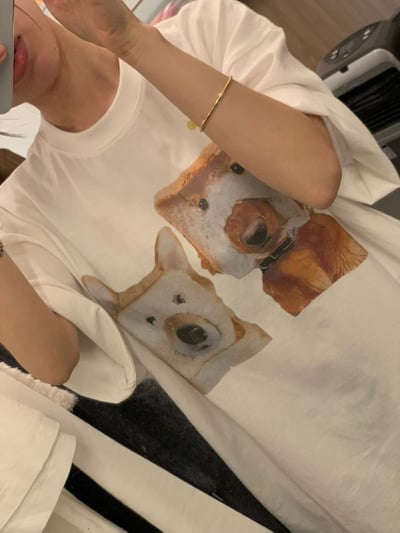 W7成團！《夏日T shirt》吐司面膜狗狗tee4