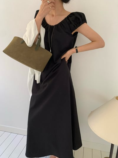 W7成團！《平價韓貨》仙女素色公主澎袖OPS5