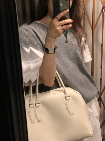 《ounce》寬肩knit vest15