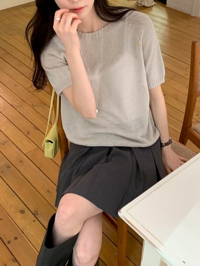 W7成團！《可愛甜美》10色馬卡龍短袖針織3