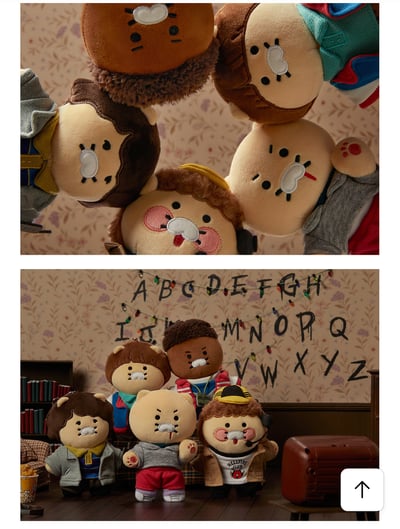 《怪奇物語》kaokao friend聯名商品 (春植)3