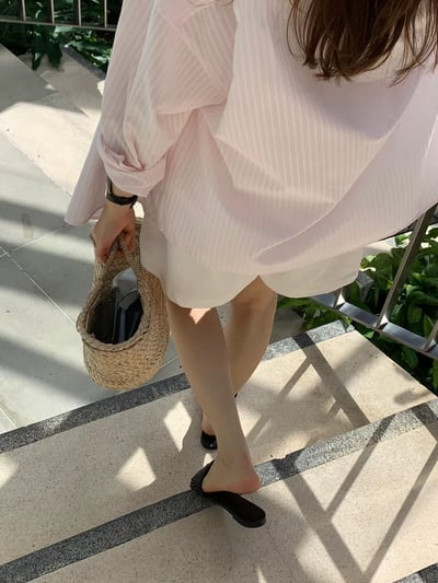 早鳥價開團中！《ounce》26春夏第一件粉色直紋襯衫17