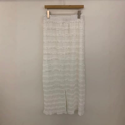 last 1早鳥價！《早春單品》蛋糕鬆緊直筒長裙(無實穿)2