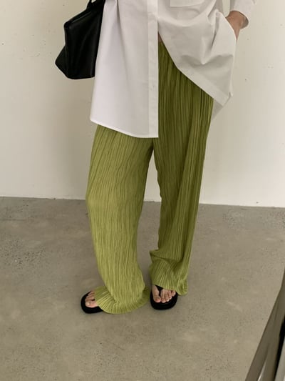 W8成團！《夏天的褲》新廠商皺皺褲(103cm)4