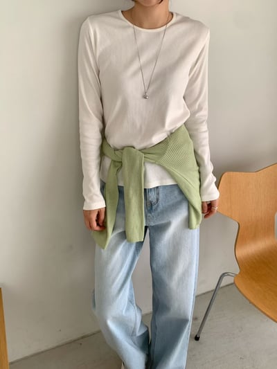 黑色現貨！《巧克力》後中線外縫線打底衣7