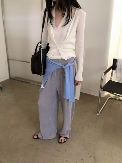 W5成團！《L&K》夏日首推顯瘦皺皺褲15