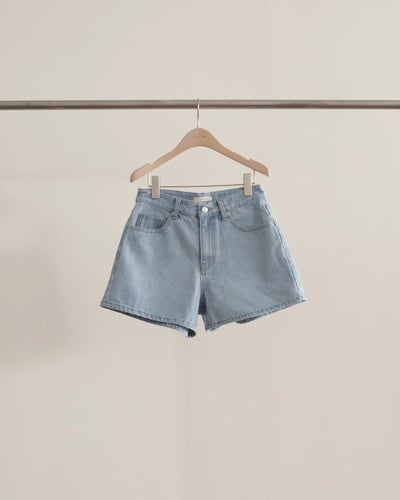 早鳥價開團中！《ounce》淺藍單寧denim短褲8