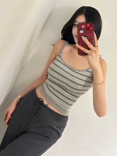 W6成團！《bra top專家》直紋bra top2