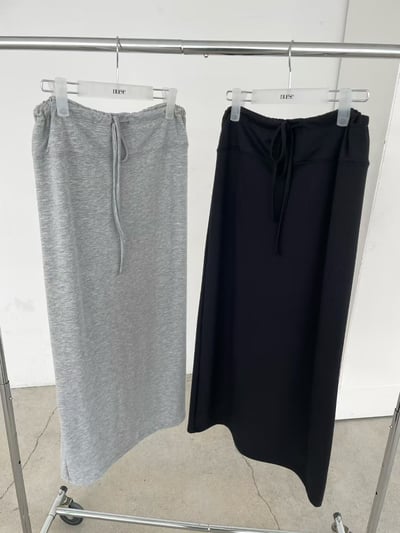 last 1早鳥價！《26春夏爆紅設計師》低腰後綁繩開衩長裙11