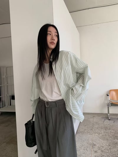 W6成團！《簡約俐落》小黃瓜襯衫回歸啦1