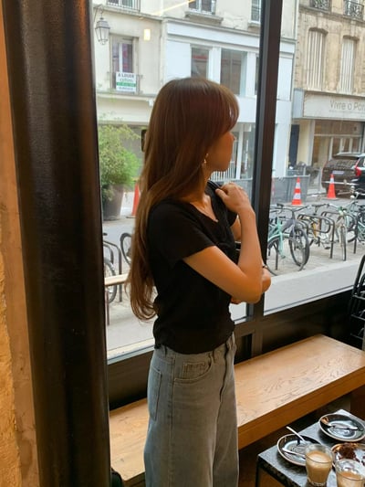 W9成團(早鳥價維持)！《ounce》胸前抓皺短袖上衣14