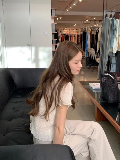 W5成團！《ounce》雲朵皺皺短袖blouse14