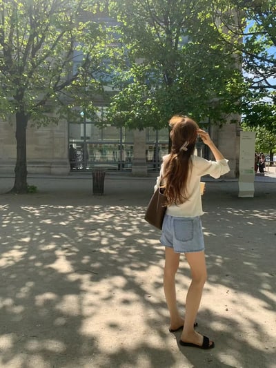 早鳥價開團中！《ounce》淺藍單寧denim短褲5