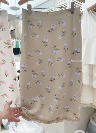 早鳥價開團中！《小資湊免運》後鬆緊花瓣下擺半裙11