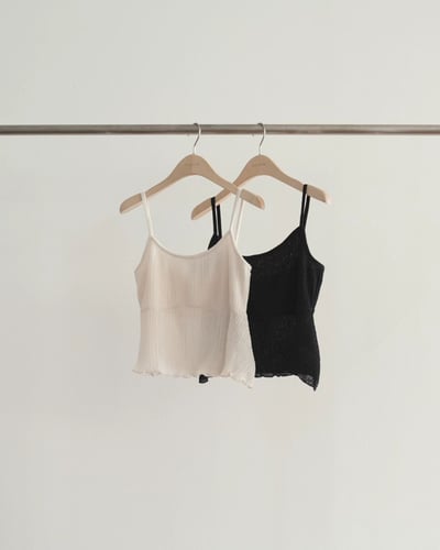 早鳥價開團中！《ounce》pleats紋理感細肩背心5