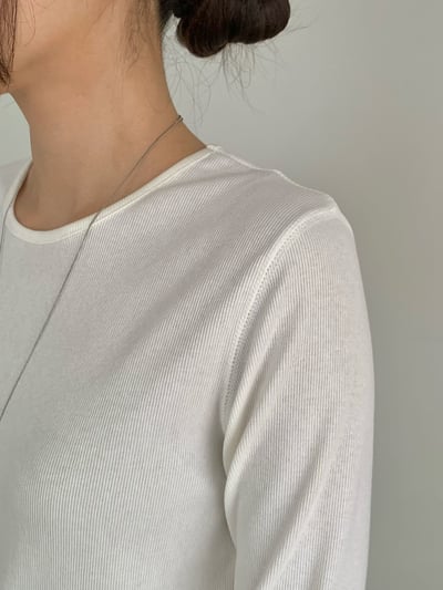 黑色現貨！《巧克力》後中線外縫線打底衣6