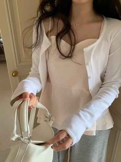 早鳥價開團中！《夏日罩衫》花花滾邊不透小外套6