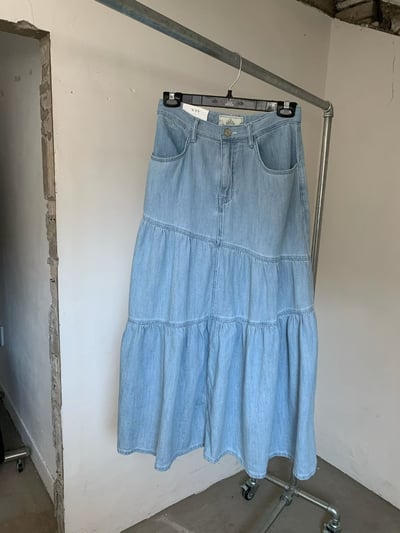 早鳥價開團中！《summer denim》太漂亮有尺寸的牛仔裙4