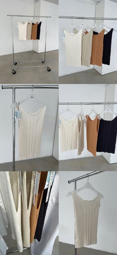 W7成團！《26春夏爆紅設計師》不規則直紋針織背心3