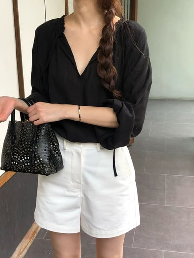 W7成團！《ounce》大口袋棉短褲14