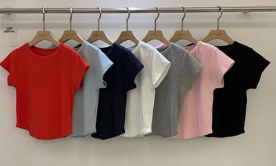 早鳥價開團中！《春夏T shirt》圓弧下擺短版T9