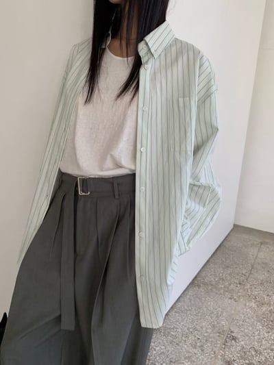 W6成團！《簡約俐落》小黃瓜襯衫回歸啦2