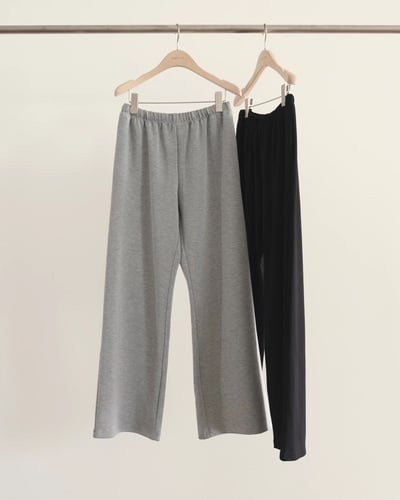 last 1早鳥價！《ounce》有口袋！腰鬆緊直筒休閒褲1