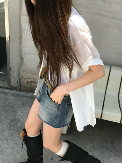 W7成團！《26春夏爆紅設計師》立體紋路感短袖罩衫10